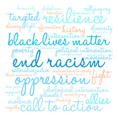 End Racism Word Cloud