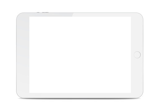 White Isolated Tablet With Shadow