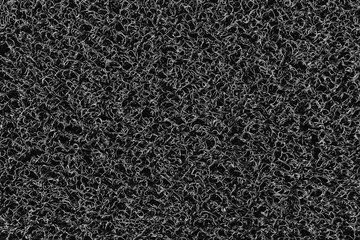 Fototapeta premium The fabric texture,fabric carpet texture in close-up scene.The clean blue plastic fiber texture background in low key scene.