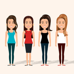 Obraz premium happy young people design, vector illustration eps10 graphic 