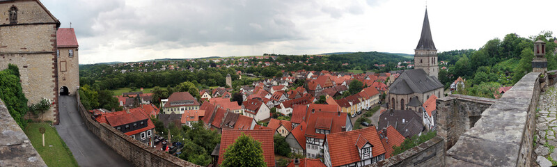 Fototapeta na wymiar Weltkulturerbe historische Altstadt Warburg