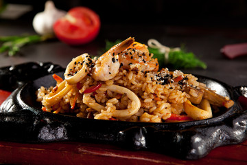 Fried Rice with Seafood