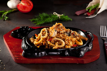 Fried Rice with Seafood
