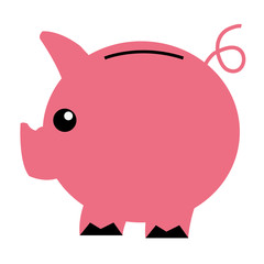 pink piggy bank