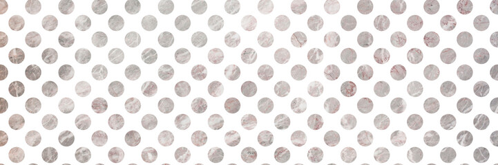 banner with marble polka dots © dottedyeti