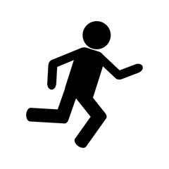 person running icon design