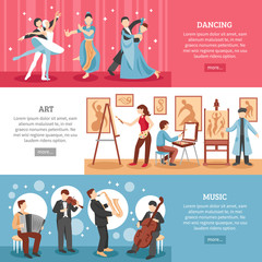  Artist People Banners Set 