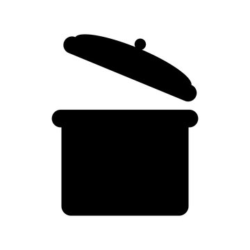 recommend clip art: cooking pot silhouette  isolated icon design