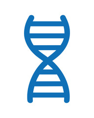 dna molecule symbol isolated icon design