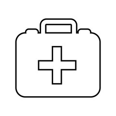 kit medical  isolated icon design