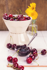 fresh cherry jam