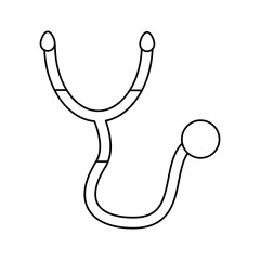 stethoscope  isolated icon design