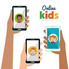 online kids design, vector illustration eps10 graphic 