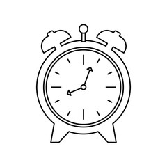 Fototapeta na wymiar Clock icon. Time design. vector graphic