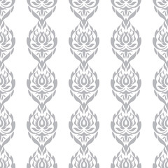 White and grey vector pattern. Wallpaper and background for invitations, greeting cards, web page. Seamless Pattern 3