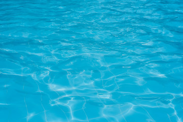Fototapeta na wymiar Blue swimming pool background
