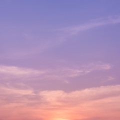 Naklejka na ściany i meble sky sunset background