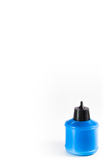 plastic glue container isolated on white
