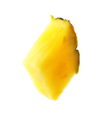 Pineapple slice, isolated on white
