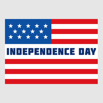 Independence day color badge