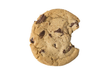 Chocolate Chip Cookie - Bite Taken