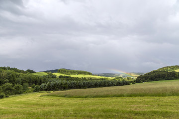 Fototapeta na wymiar rural panorama landscape