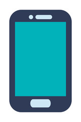 blue cellphone icon