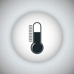 Thermometer icon. Science and Medical design. Vector graphic