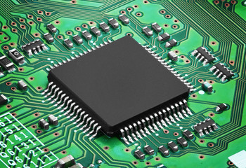 Electronic circuit board with processor