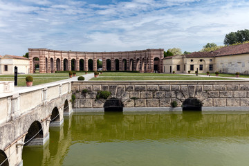 Fototapeta premium Palazzo Te in Mantua, Italy, constructed 1524–34 for Federico II Gonzaga, Marquess of Mantua. 