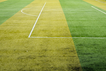 Obraz premium line and soccer field
