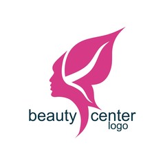 Fashion and beauty spa icon woman symbol design
