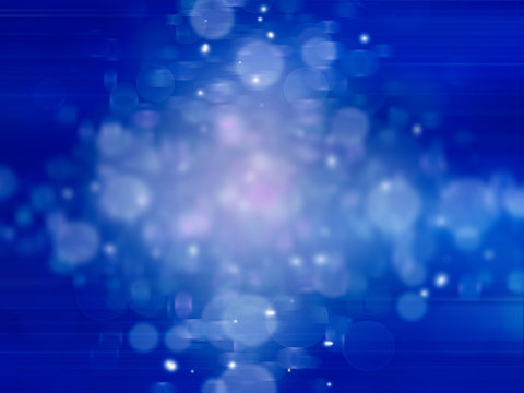 Blue abstract background with light lines.