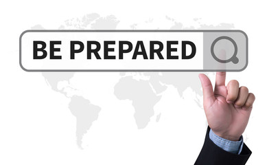 BE PREPARED concept