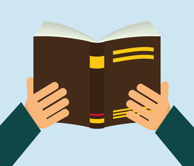 Books design illustration