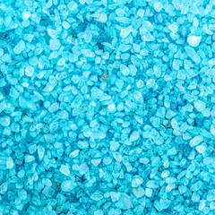 Blue sea salt background