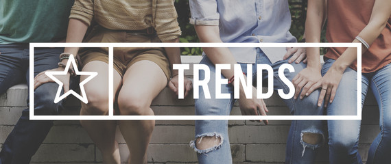 Trend Trendy Design Marketing Managment Concept