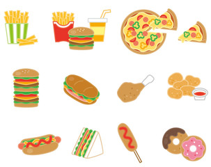 ファストフード　素材