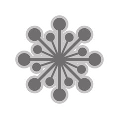 grey flower icon