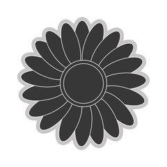 grey flower icon