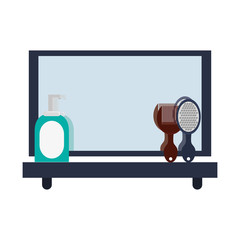 simple bathroom mirror