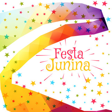 festa junina celebration colorful background