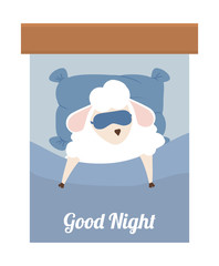 Sleep design. illuistration