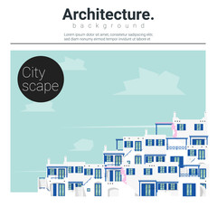 Architecture background Cityscape,vector,illustration