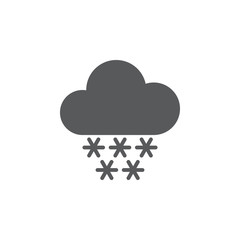 Snow weather icon
