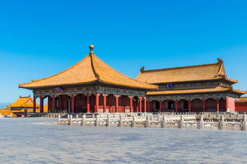 Naklejka premium forbidden city in beijing,China