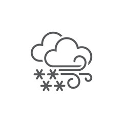 Blizzard weather icon
