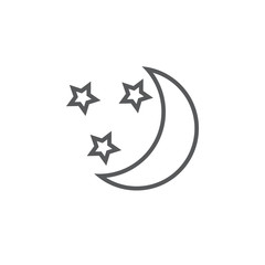 moon and stars icon