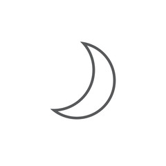 Obraz na płótnie Canvas moon icon