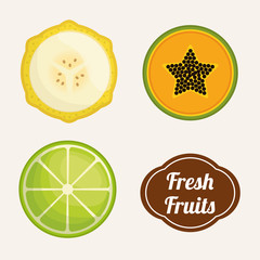 Fruits design. illuistration